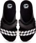 Cesare Gaspari Stijlvolle Flat Sole Mules Zwart Black Dames - Thumbnail 5