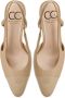 Cesare Gaspari Stijlvolle Slingback Block Heels Pumps Beige Dames - Thumbnail 7