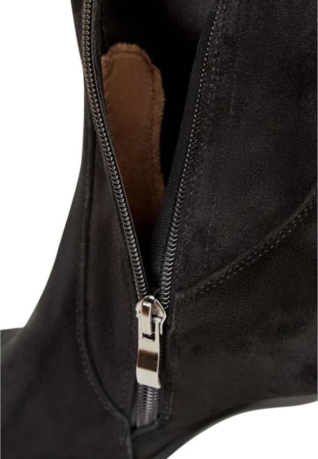 Cesare Gaspari Stijlvolle Suede Over-de-Knie Laarzen Black Dames