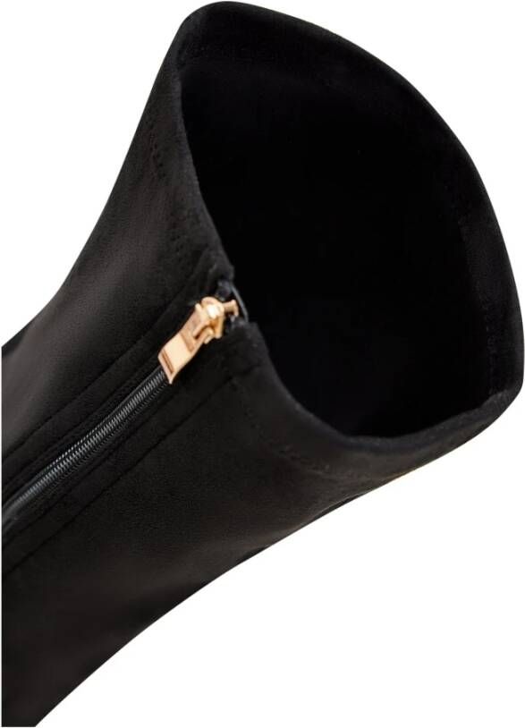 Cesare Gaspari Stijlvolle Suede Over-de-Knie Laarzen Black Dames