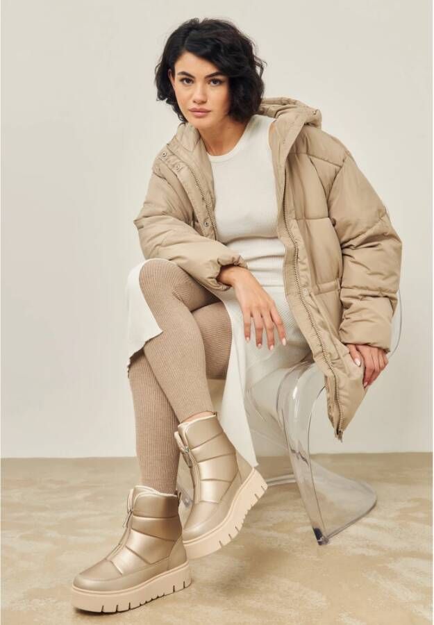 Cesare Gaspari Elegante winterlaarzen Beige Dames