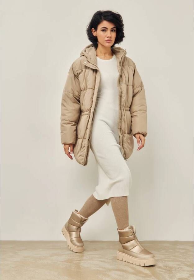 Cesare Gaspari Elegante winterlaarzen Beige Dames