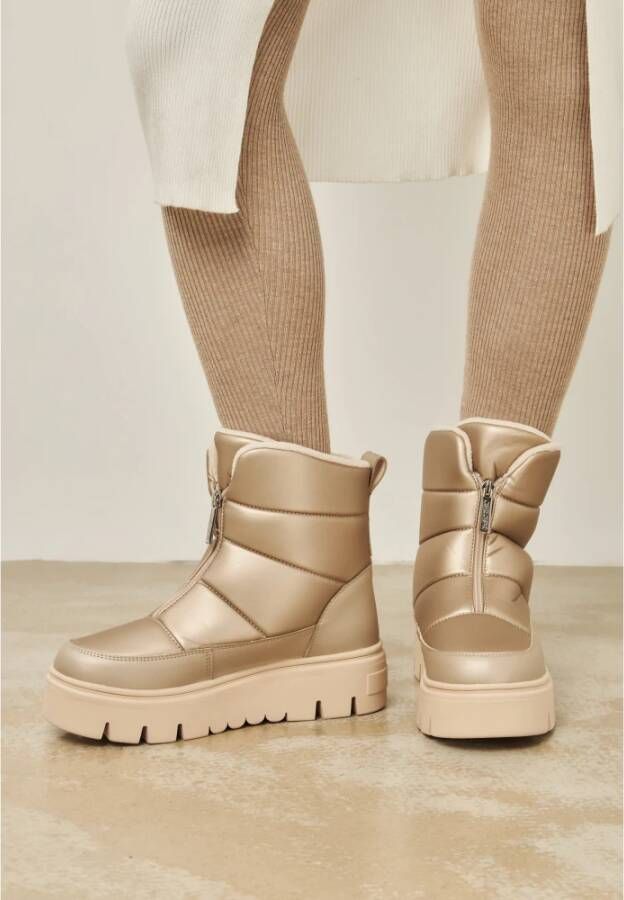 Cesare Gaspari Elegante winterlaarzen Beige Dames