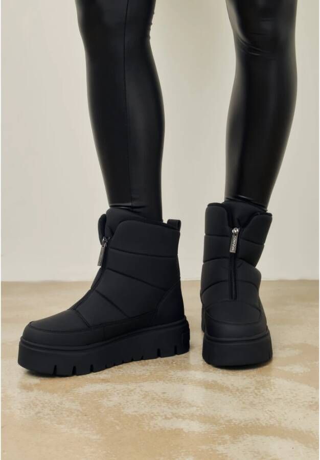 Cesare Gaspari Stijlvolle Winterlaarzen Black Dames
