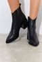 Cesare Gaspari Stijlvolle Zwarte Enkellaarzen Black Dames - Thumbnail 6