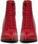 Cesare Gaspari Stiletto Classic Enkellaarzen Red Dames - Thumbnail 6