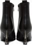 Cesare Gaspari Stiletto Classic Enkellaarzen Zwart Black Dames - Thumbnail 8
