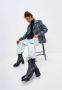 Cesare Gaspari Casual hoge hak enkellaarsjes Beige Dames - Thumbnail 2