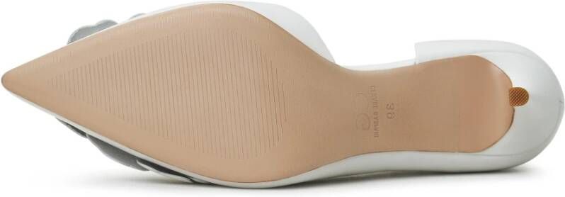 Cesare Gaspari Stiletto Pumps Anouk met Hoge Hak Wit