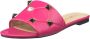 Cesare Gaspari Rockstud Sandalen Mila Fuchsia Pink Dames - Thumbnail 3
