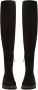 Cesare Gaspari Suede Chic Over-the-Knee Boots Black Dames - Thumbnail 5
