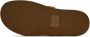 Cesare Gaspari Suede Comfort Velcro Sandals Brown - Thumbnail 2