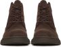 Cesare Gaspari Ankle Boots van Suède met Platte Zool Brown Dames - Thumbnail 4