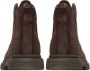 Cesare Gaspari Ankle Boots van Suède met Platte Zool Brown Dames - Thumbnail 5