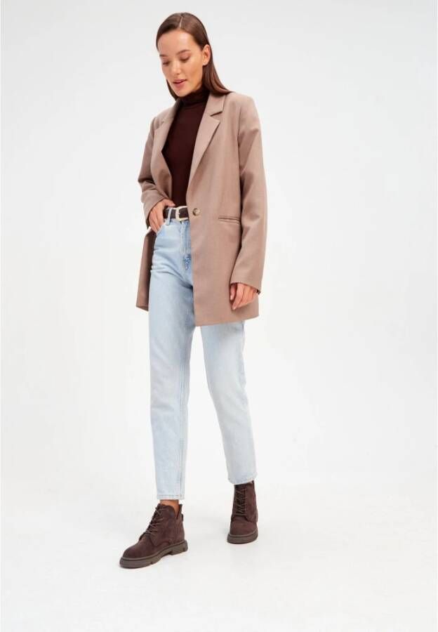 Cesare Gaspari Ankle Boots van Suède met Platte Zool Brown Dames