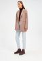 Cesare Gaspari Ankle Boots van Suède met Platte Zool Brown Dames - Thumbnail 10
