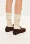 Cesare Gaspari Suède Penny Loafers Bruin - Thumbnail 2