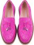 Cesare Gaspari Suede Slip-On Loafers Pink Dames - Thumbnail 5