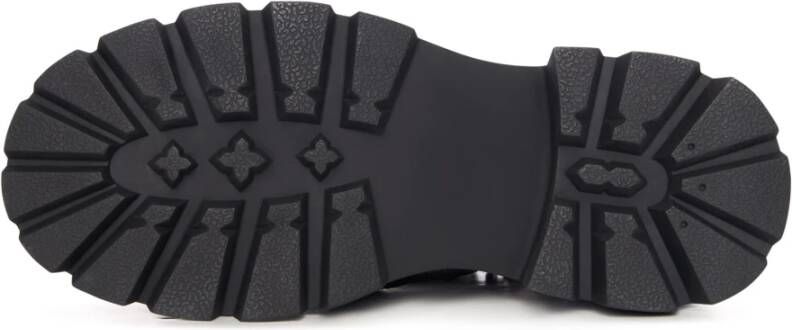 Cesare Gaspari Urban Grip Buckled Platform Booties