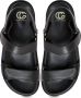 Cesare Gaspari Urban Leather Platform Sandals Black Dames - Thumbnail 7