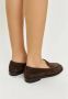 Cesare Gaspari Velvet Classic Loafers Bruin - Thumbnail 2