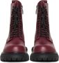 Cesare Gaspari Veters Winter Enkellaarzen Red Dames - Thumbnail 2