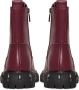 Cesare Gaspari Veters Winter Enkellaarzen Red Dames - Thumbnail 3