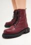 Cesare Gaspari Veters Winter Enkellaarzen Red Dames - Thumbnail 6