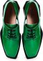 Cesare Gaspari Veterschoenen Loafers Groen Green Dames - Thumbnail 7