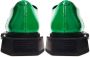 Cesare Gaspari Veterschoenen Loafers Groen Green Dames - Thumbnail 9