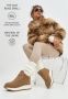 Cesare Gaspari Winter Warm Gevoerde Laarzen Bruin Brown Dames - Thumbnail 2