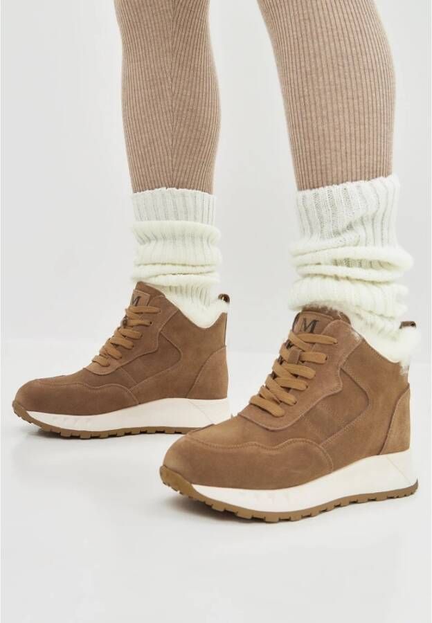 Cesare Gaspari Winter Warm Gevoerde Laarzen Bruin Brown Dames
