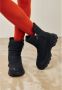 Cesare Gaspari Platform Winterlaarzen Zwart Black Dames - Thumbnail 12