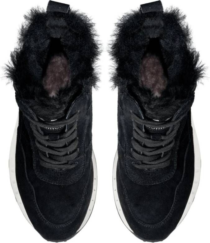Cesare Gaspari Winter Warm Gevoerde Laarzen Zwart Black Dames