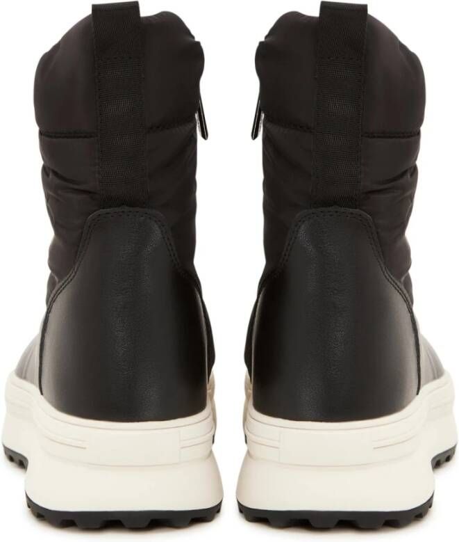 Cesare Gaspari Winter Warme Plateaulaarzen Zwart Black Dames