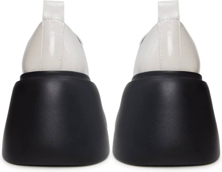 Cesare Gaspari Witte Chunky Loafers White Dames