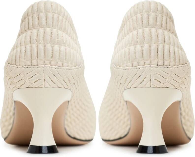 Cesare Gaspari Witte Stiletto Hakken Pumps White Dames