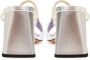 Cesare Gaspari Zilveren Backless Hakken Rosalia Gray Dames - Thumbnail 7