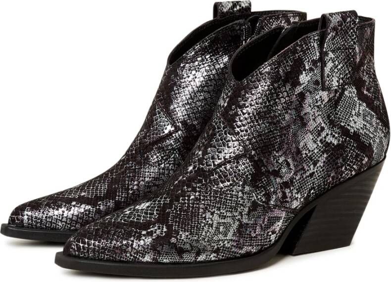 Cesare Gaspari Zilveren Cowboy Laarzen Gray Dames