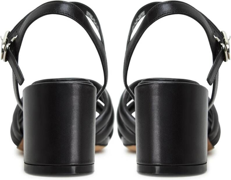 Cesare Gaspari Zwarte Blokhak Sandalen Anaia Black Dames