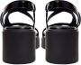 Cesare Gaspari Zwarte Blokhak Sandalen Black Dames - Thumbnail 5