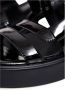 Cesare Gaspari Zwarte Blokhak Sandalen Black Dames - Thumbnail 6