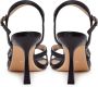 Cesare Gaspari Zwarte hoge hak sandalen Black Dames - Thumbnail 6