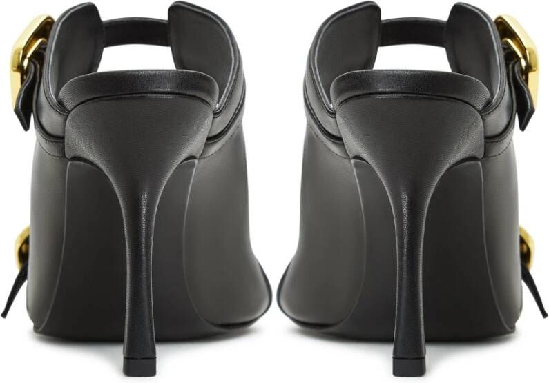 Cesare Gaspari Zwarte hoge hakken sandalen Black Dames