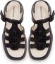 Cesare Gaspari Zwarte Leren Plateau Sandalen Joanna Black Dames - Thumbnail 4