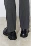Cesare Gaspari Zwarte Leren Platform Loafers Black Dames - Thumbnail 8