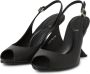 Cesare Gaspari Zwarte Stiletto High Heeled Sandalen Black Dames - Thumbnail 4