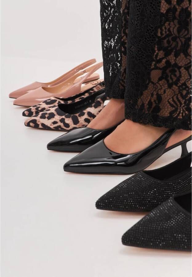 Cesare Gaspari Zwarte Stiletto Hoge Hakken Black Dames