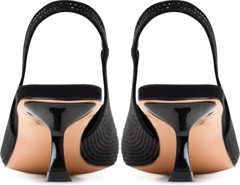 Cesare Gaspari Zwarte Stilettohakken Pumps Black Dames