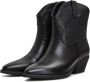 Cesare Gaspari Zwarte Suède Cowboy Laarzen Black Dames - Thumbnail 3